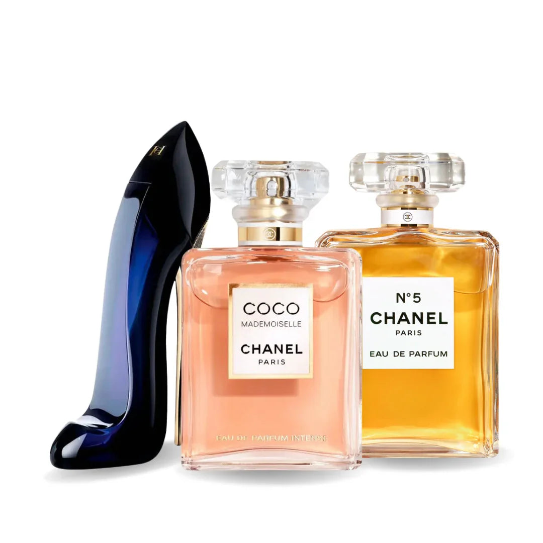Set di 3 profumi | Good Girl + Coco Mademoiselle + Chanel N°5
