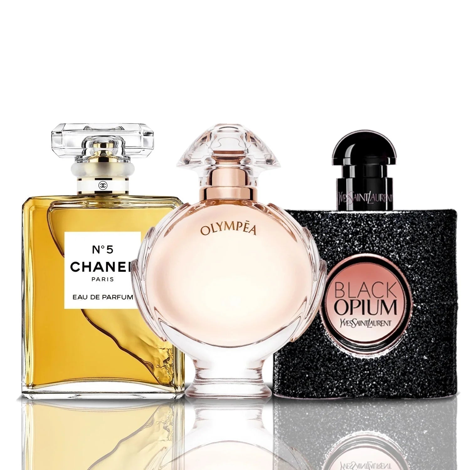 Set di 3 profumi | Black Opium + Chanel N°5 + Olympéa